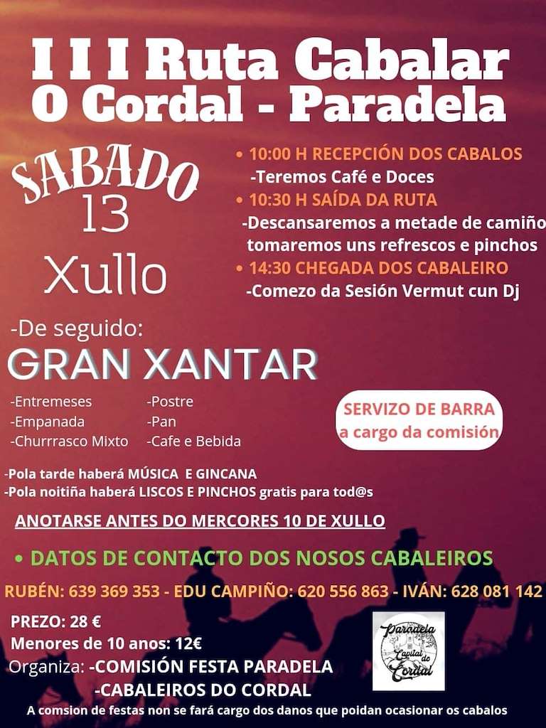 Iii Ruta Cabalar O Cordal De Paradela En Curtis