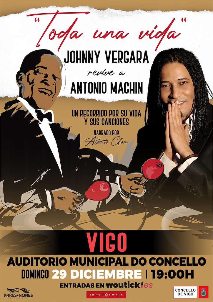 Johnny Vergara - Toda Una Vida Tributo a Machín (2024) en Vigo