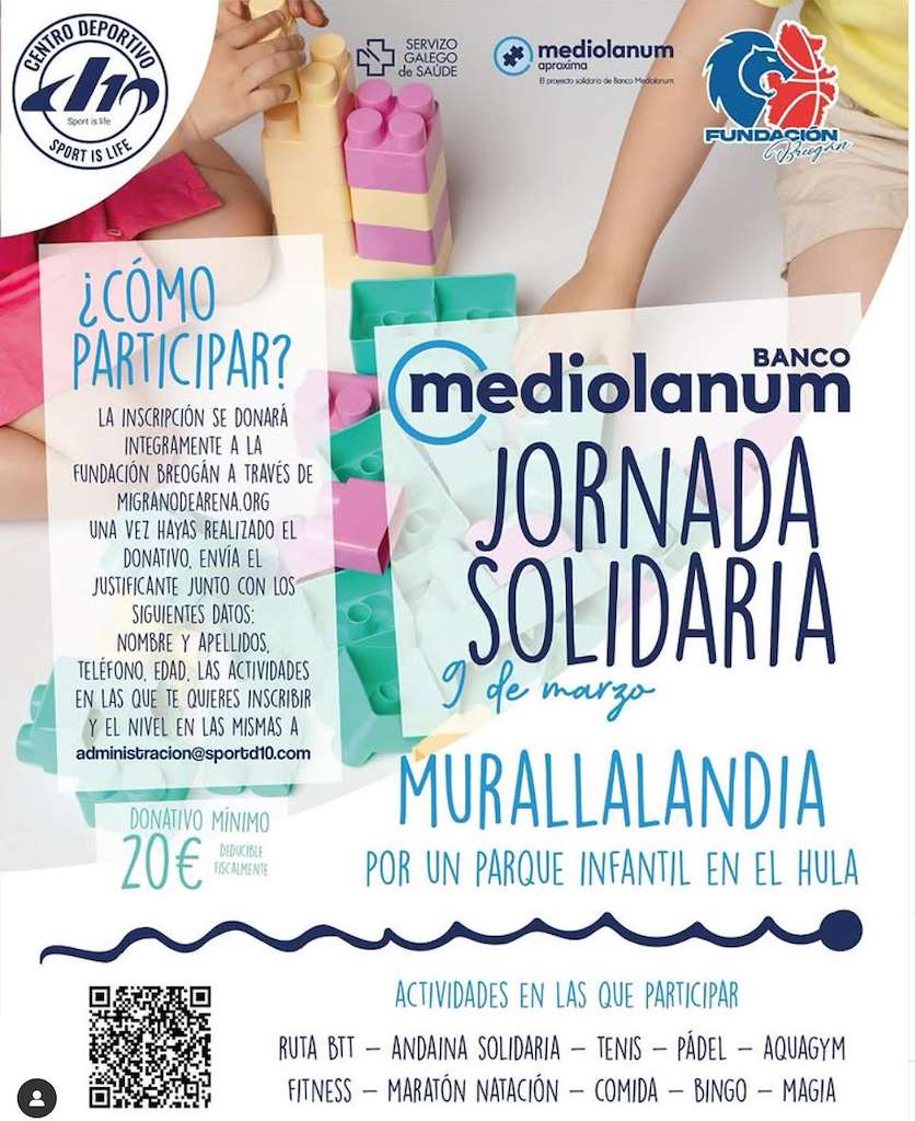 Jornada Solidaria - MURALLALANDIA: Por un parque infantil en el HULA (2025) en Outeiro de Rei