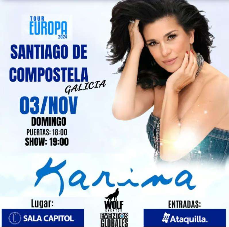 Karina  - Tour Europa 2024 en Santiago de Compostela