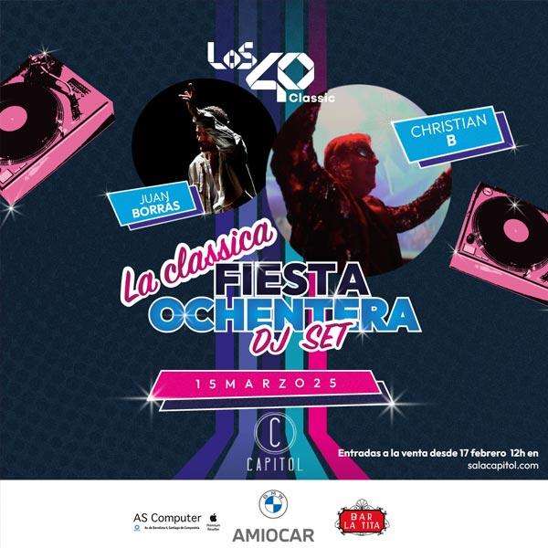 La Clásica Fiesta Ochentera (2025) en Santiago de Compostela