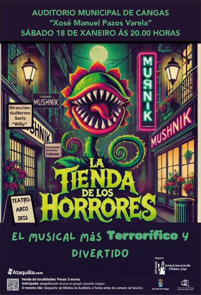 La Tienda de los Horrores (2025) en Cangas