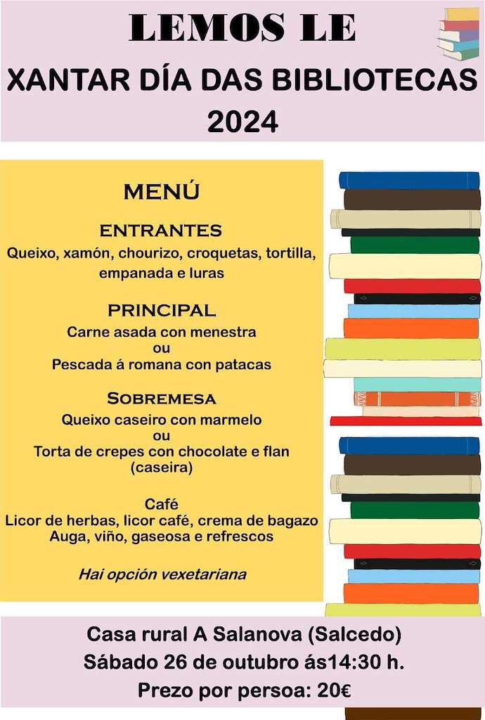 Lemos Le - Xantar Día das Bibliotecas (2024) en A Pobra do Brollón