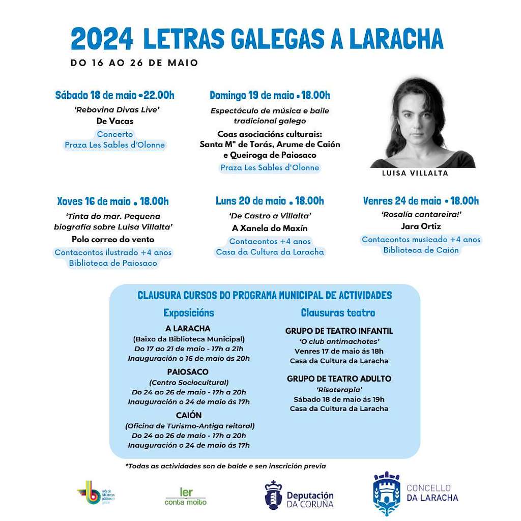 Letras Galegas en Laracha