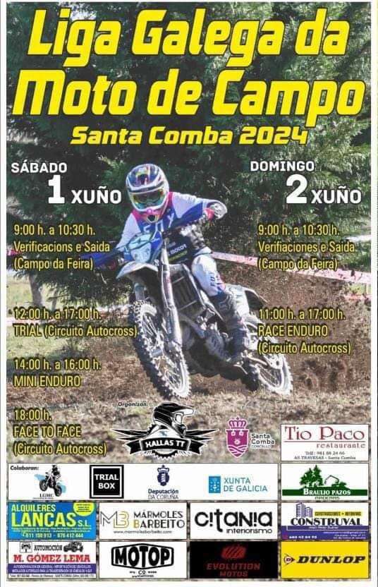 Liga Galega da Moto de Campo en Santa Comba