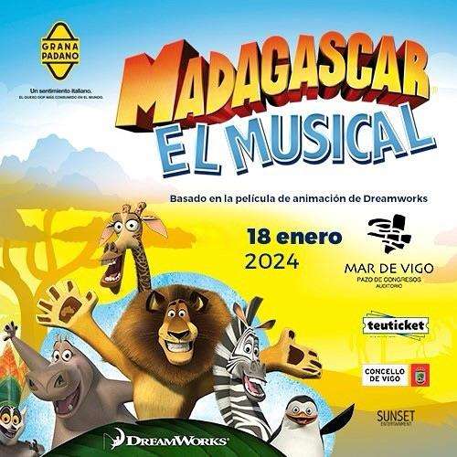 Madagascar - El Musical (2025) en Vigo