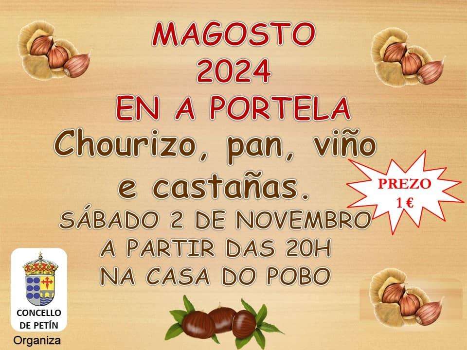 Magosto de A Portela (2024) en Petín