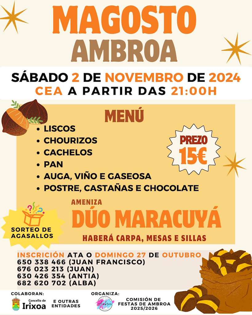 Magosto de Ambroa (2024) en Irixoa