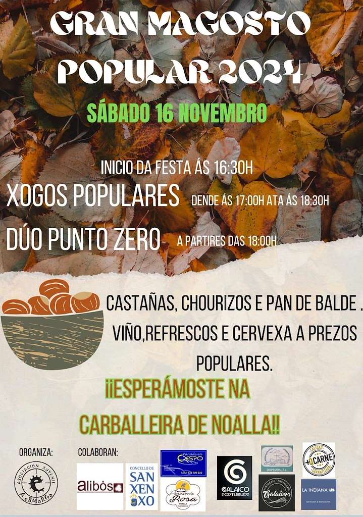 Magosto de Noalla en Sanxenxo