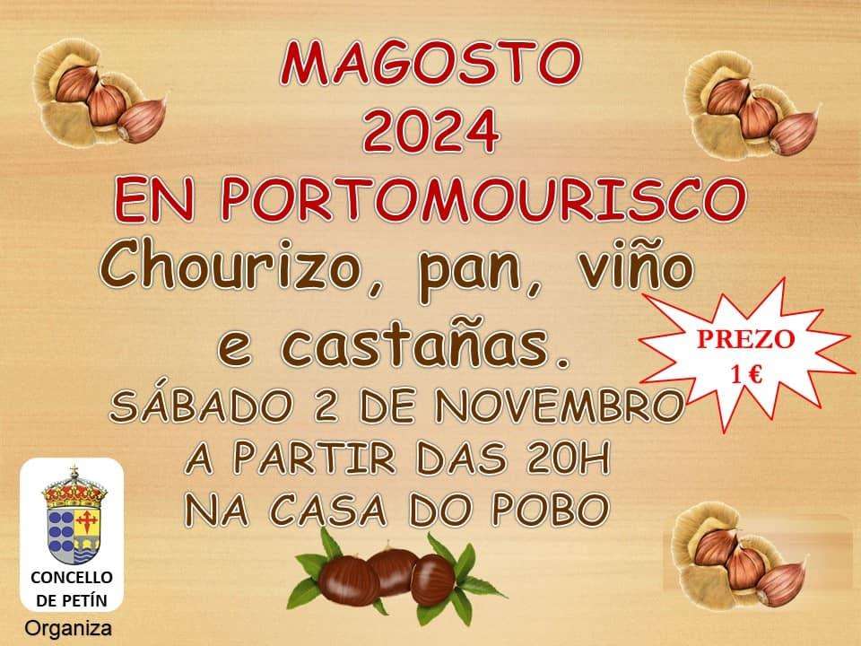 Magosto de Portomourisco (2024) en Petín