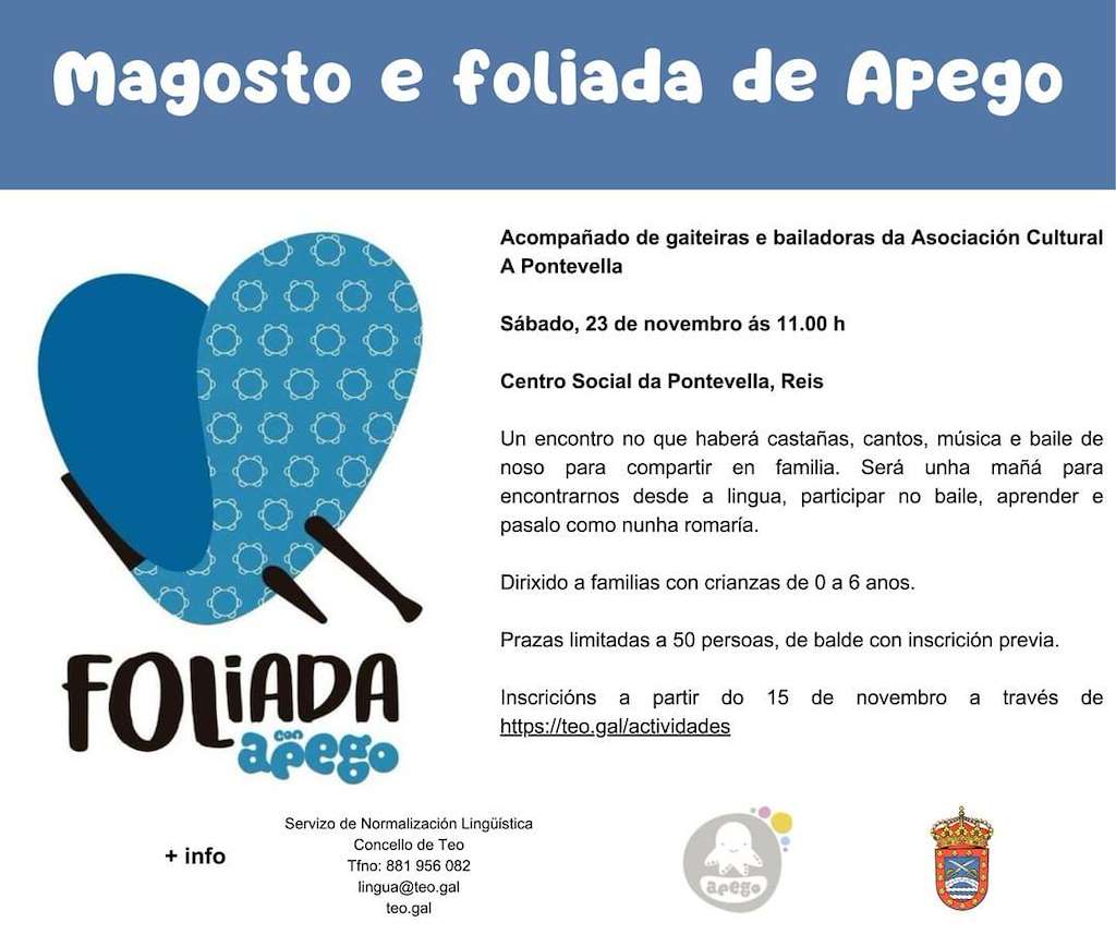 Magosto e Foliada de Apego (2024) en Teo