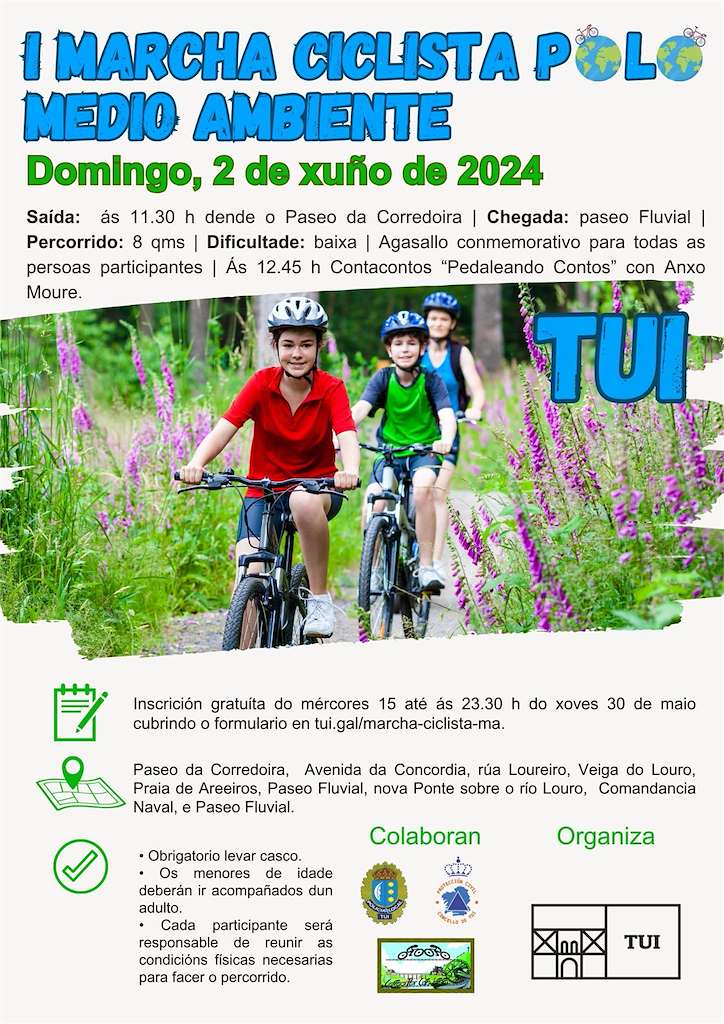 I Marcha Ciclista polo Medio Ambiente (2024) en Tui