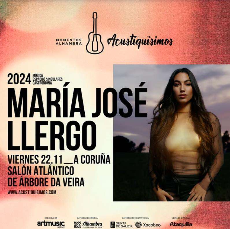 María José Llergo - Acustiquísimos (2024) en A Coruña