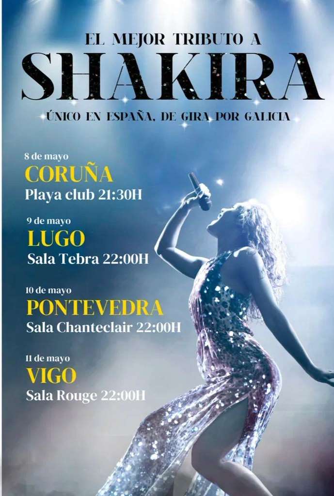 Mejor Tributo a Shakira  (2025) en A Coruña