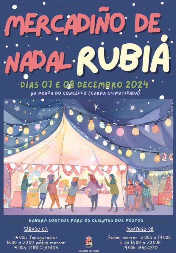 Mercadiño de Nadal (2024) en Rubiá