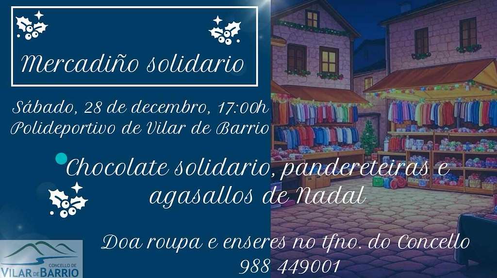 Mercadiño Solidario (2024) en Vilar de Barrio