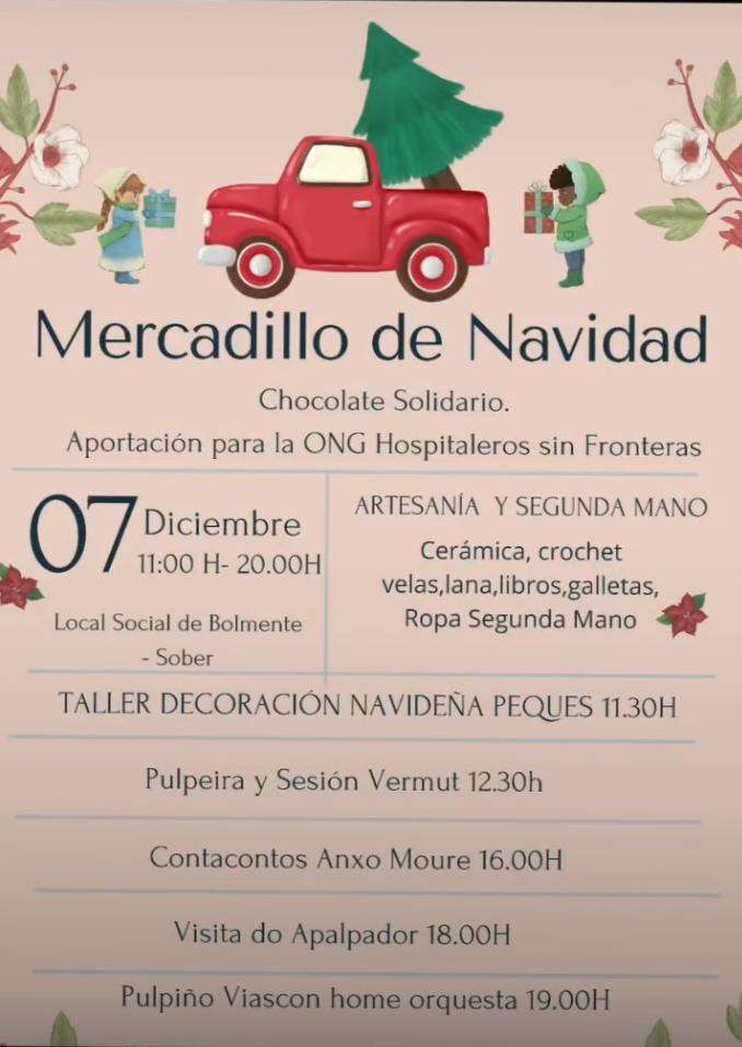 Mercadillo de Navidad de Bolmente (2024) en Sober