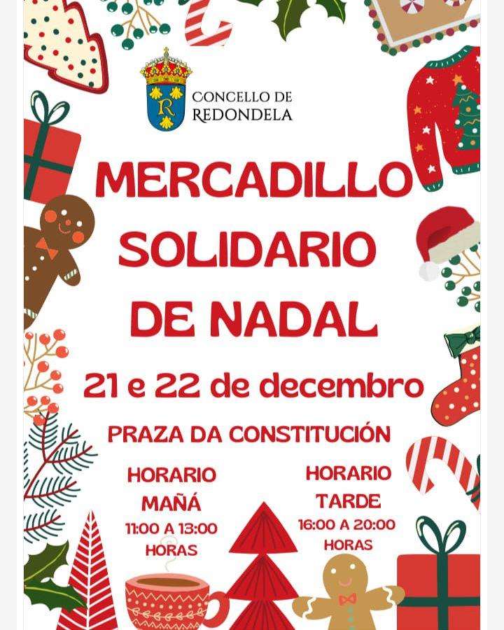 Mercadillo Solidario de Nadal (2024) en Redondela