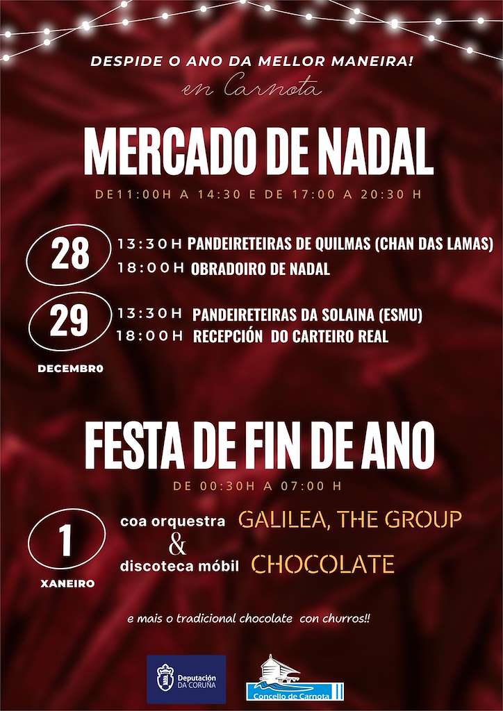 Mercado de Nadal - Festa de Fin de Ano (2024-2025) en Carnota