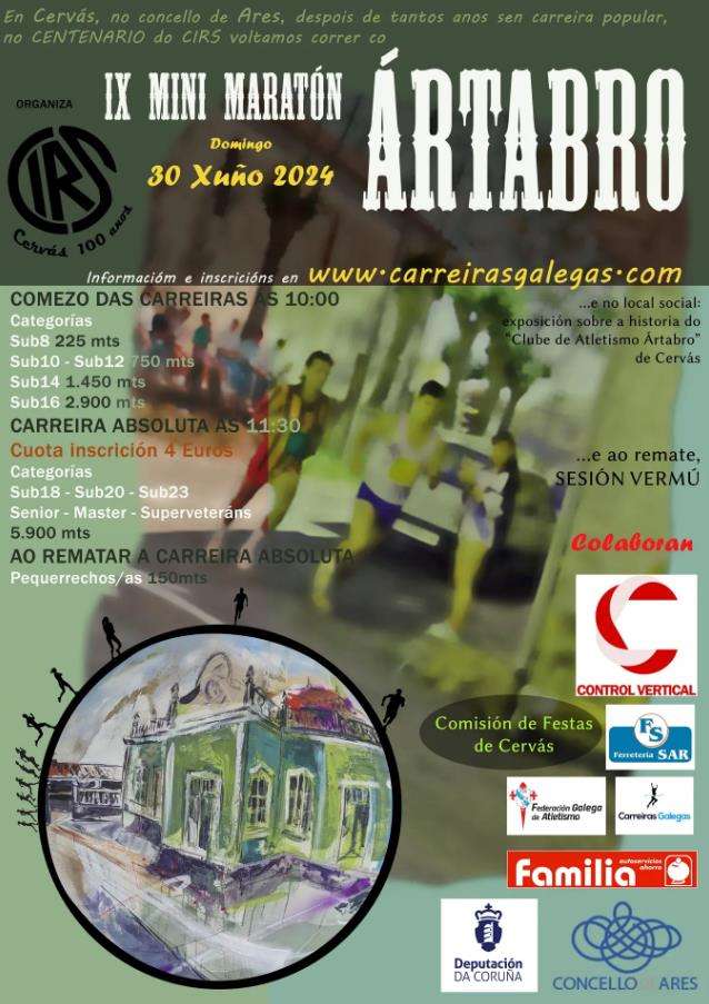 IX Mini Maratón Ártabro (2024) en Ares