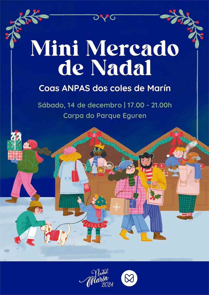 Mini Mercado de Nadal (2024) en Marín