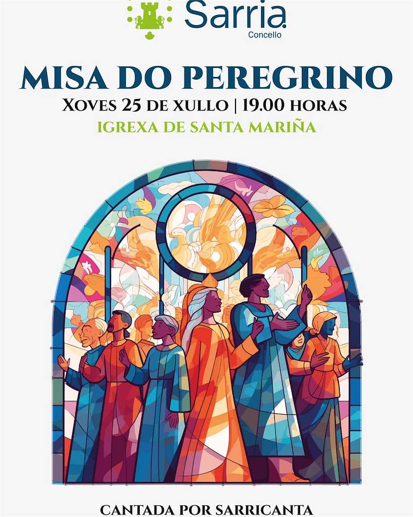 Misa do Peregrino de Santa Mariña (2024) en Sarria