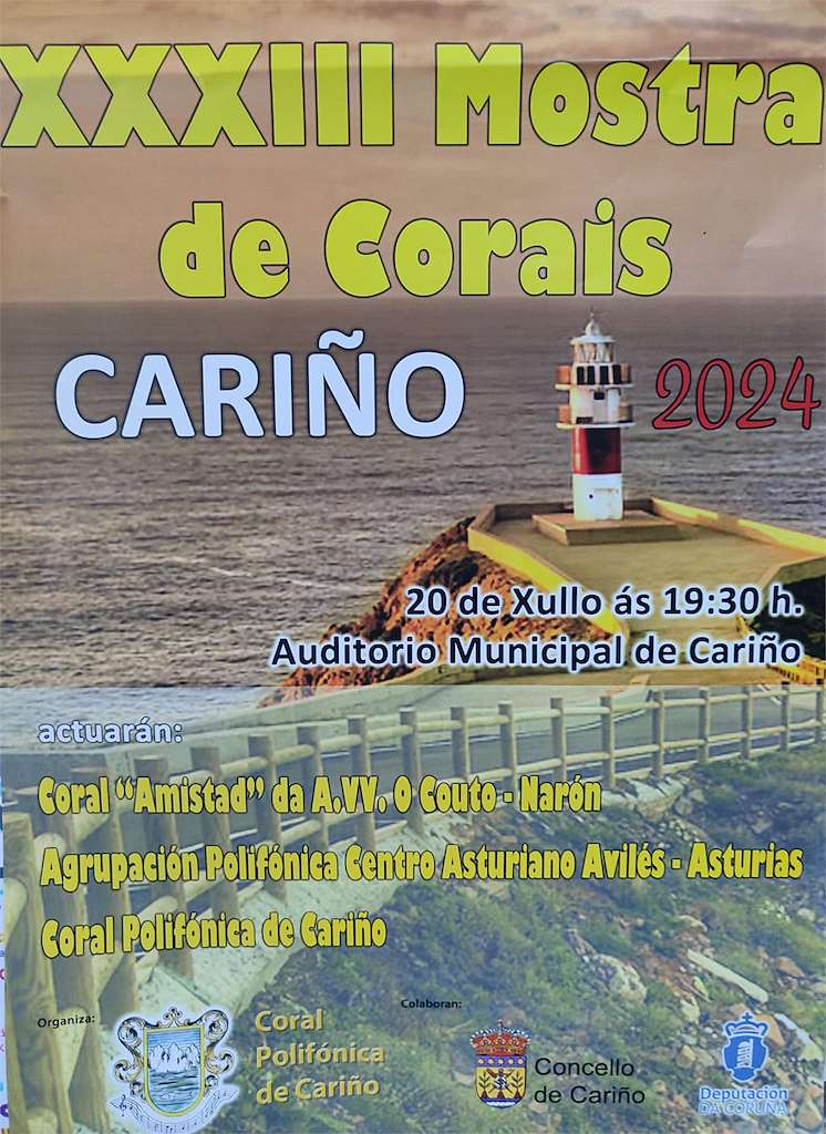 XXXIII Mostra de Corais (2024) en Cariño