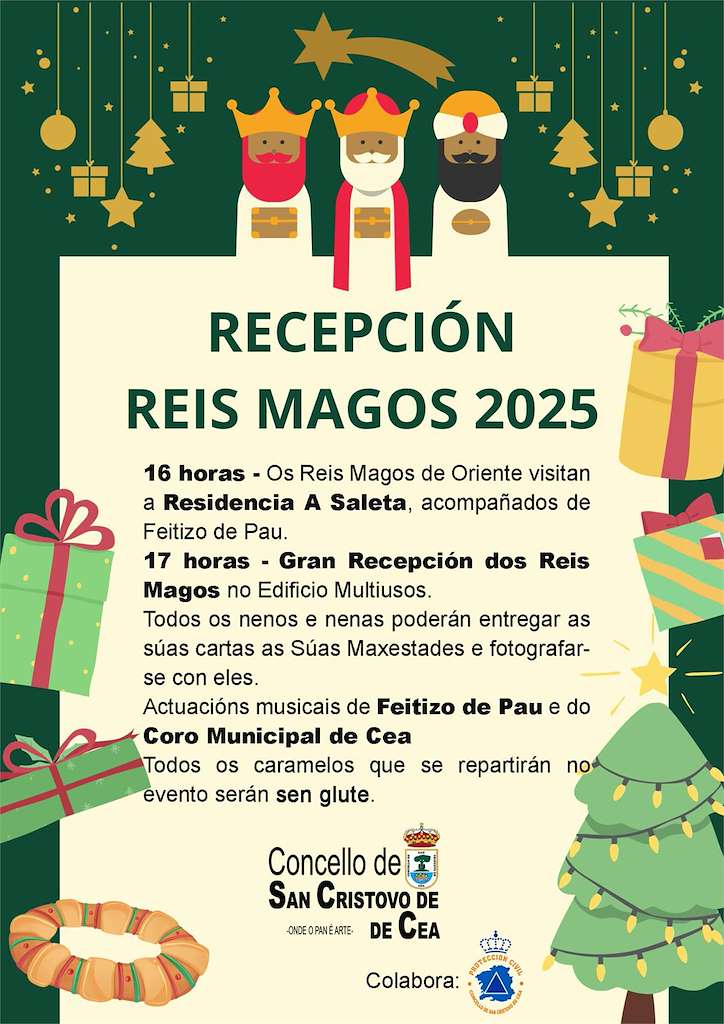 Nadal Cultural - Recepción dos Reis (2024-2025) en San Cristovo de Cea