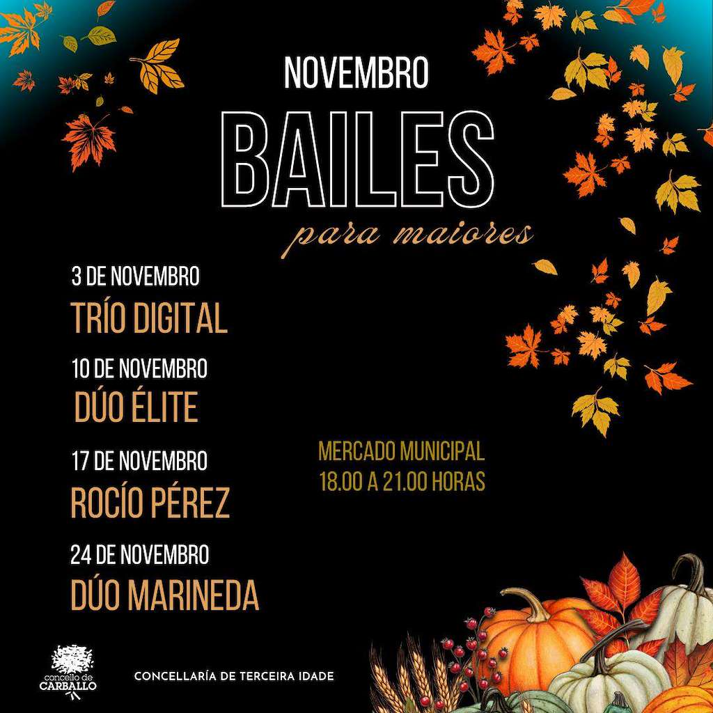 Novembro de Bailes Para Maiores (2024) en Carballo