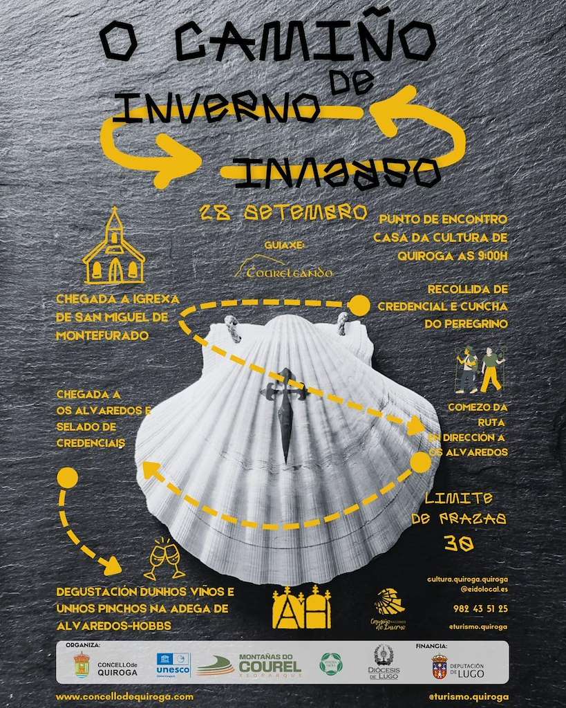 O Camiño de Inverno Inverso (2024) en Quiroga