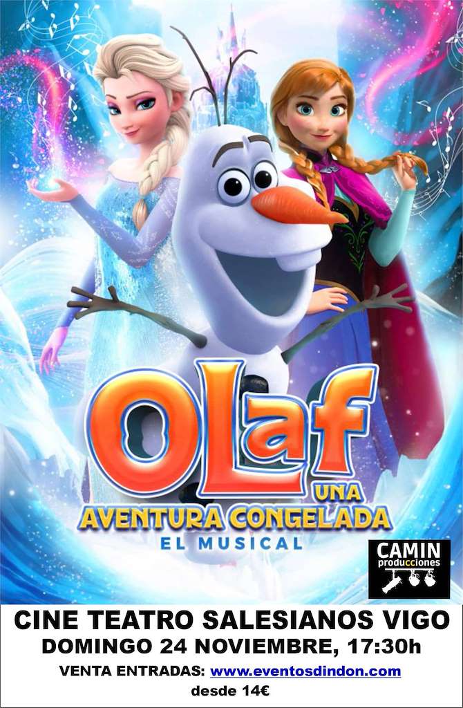 Olaf, Una Aventura Congelada - El Musical (2024) en Vigo