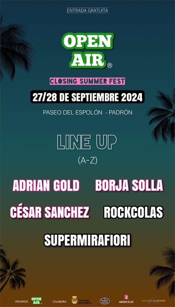 Open Air - Closing Summer Fest (2024) en Padrón