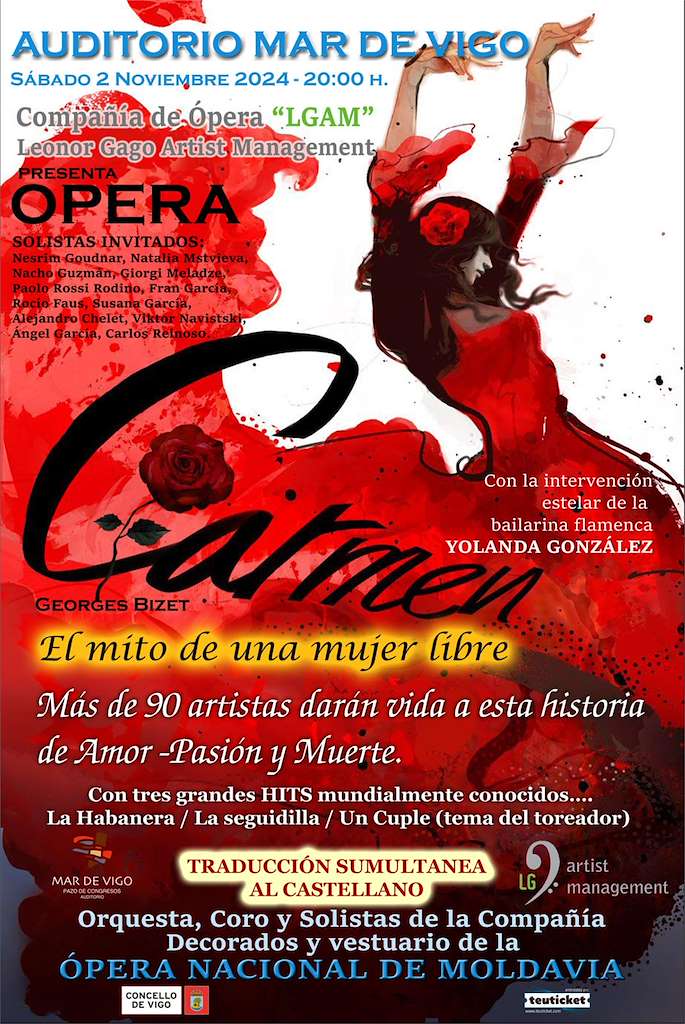 Ópera Carmen (2024) en Vigo