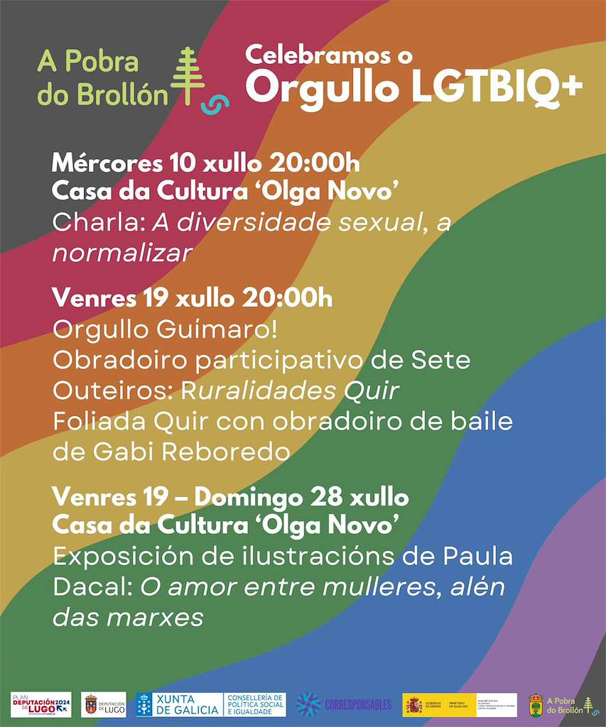 Orgullo LGTBIQ+ (2024) en A Pobra do Brollón