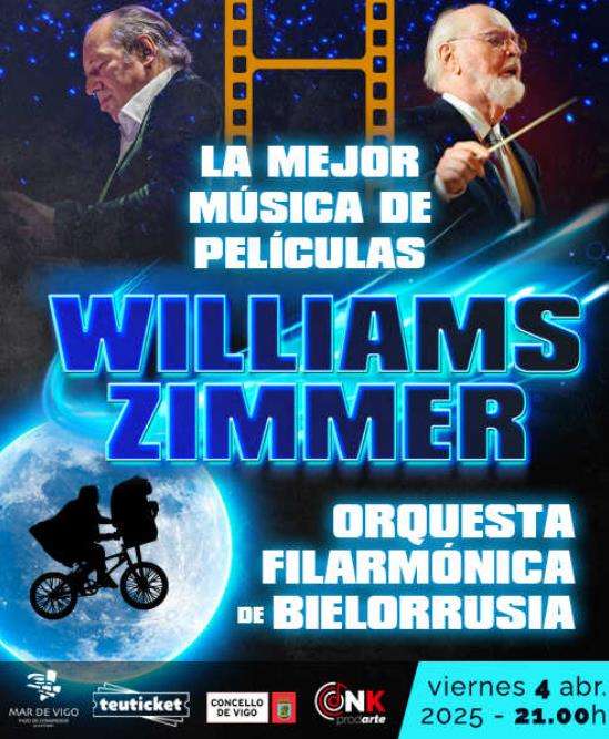 Orquesta Filarmónia de Bielorrusia - La Mejor Musica de Películas: Williams y Zimmer (2025) en Vigo