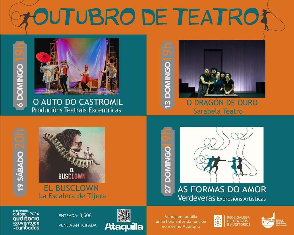 Outubro de Teatro (2024) en Cambados