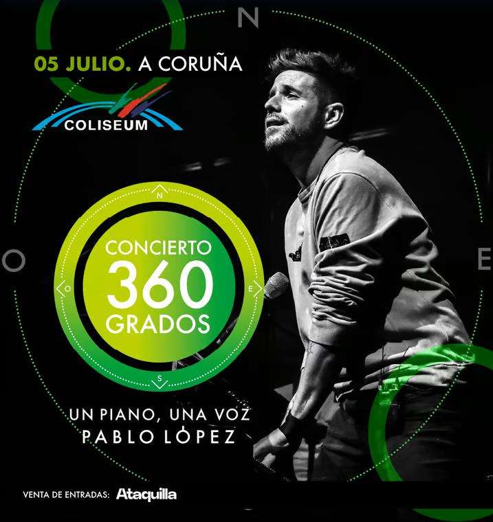 Pablo López - Concierto 360 Grados (2025) en A Coruña