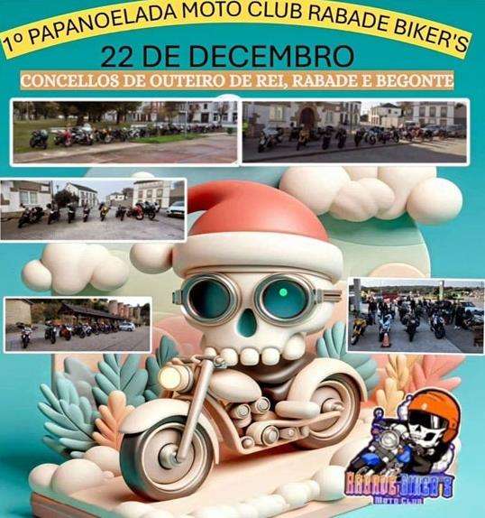 I Papanoelada Moto Club Rabade Biker´s  (2024) en Outeiro de Rei