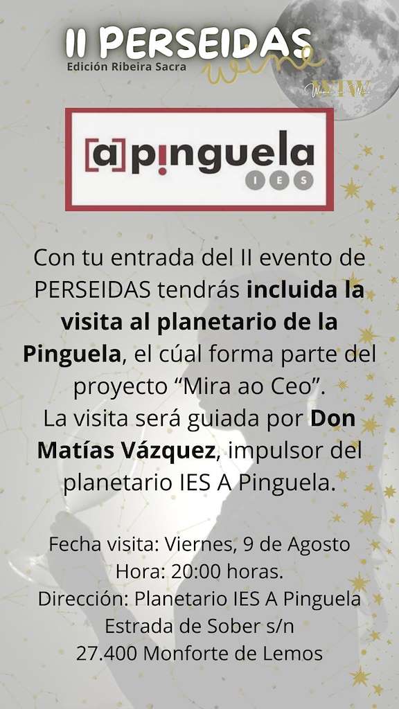 II Perseidas Wine en Monforte de Lemos