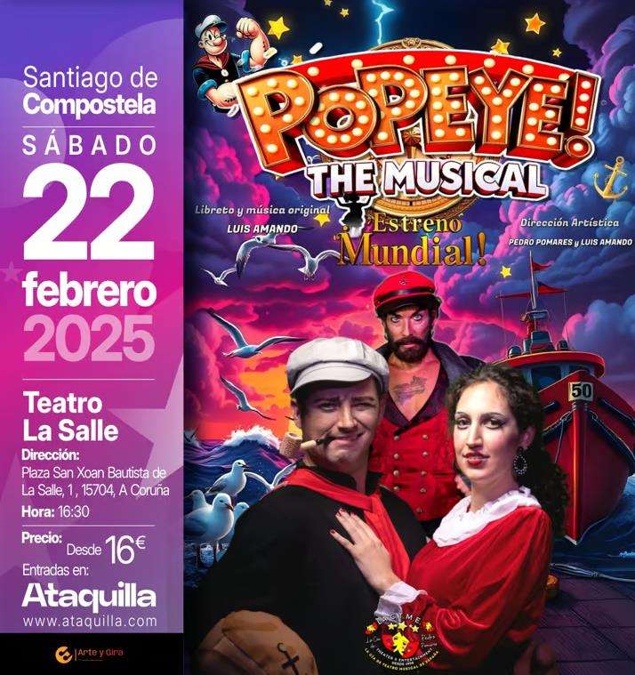 Popeye The Musical (2025) en Santiago de Compostela