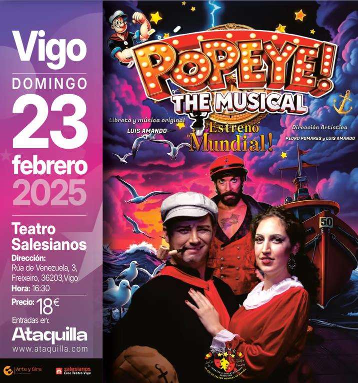 Popeye The Musical (2025) en Vigo