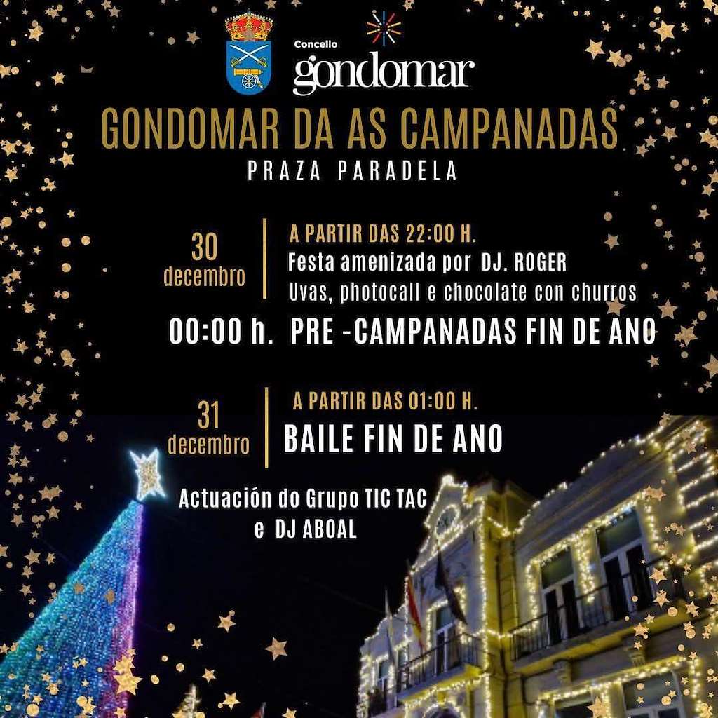 Pre - Campanadas e Baile de Fin de Ano  (2024) en Gondomar