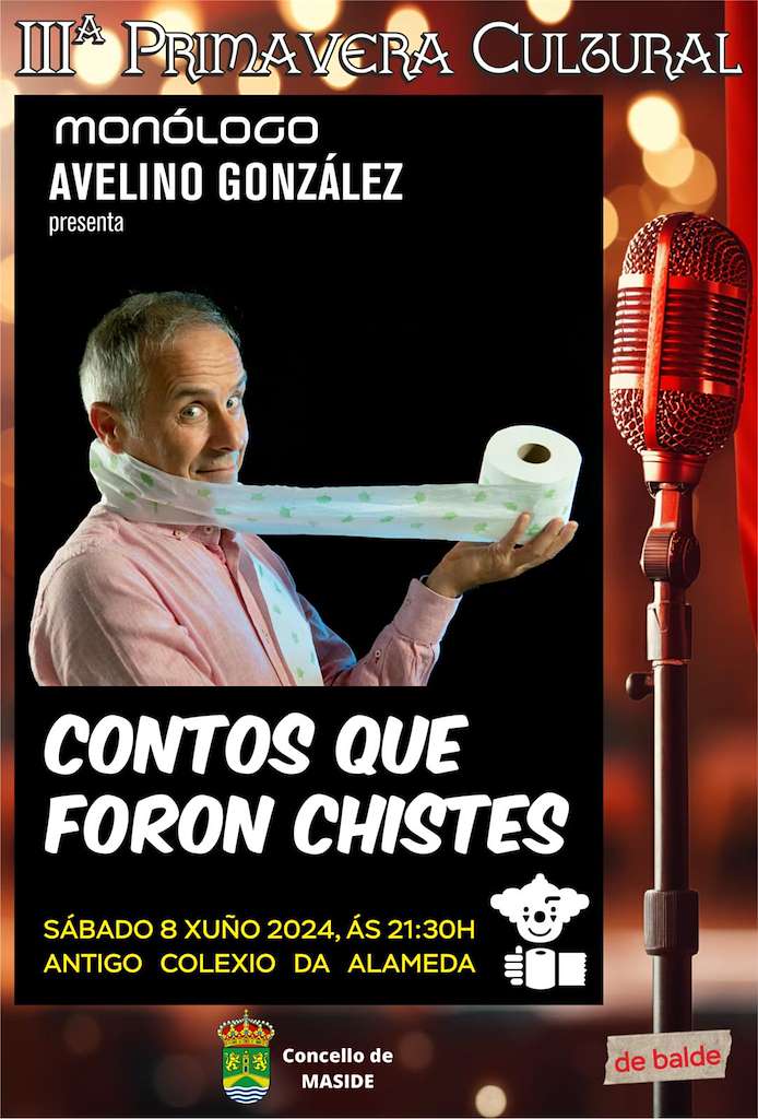 III Primavera Cultural - Avelino González: Contos que Foron Chistes  (2024) en Maside