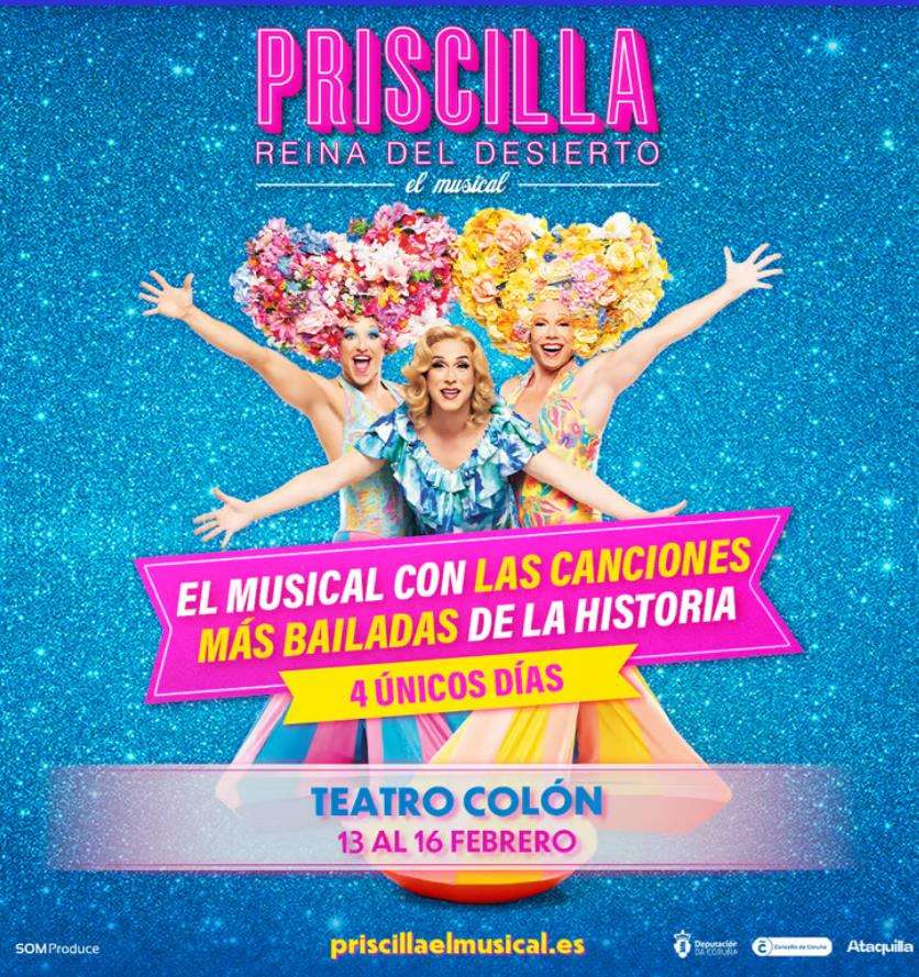 Priscilla, la reina del desierto - El Musical  (2025) en A Coruña