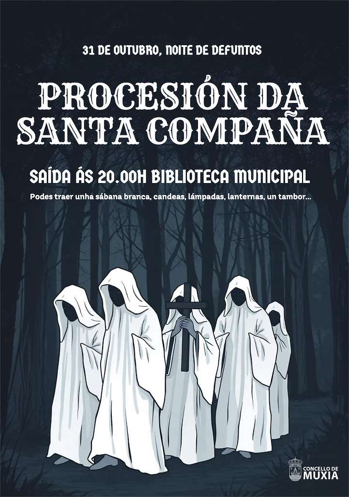 Procesión da Santa Compaña en Muxía