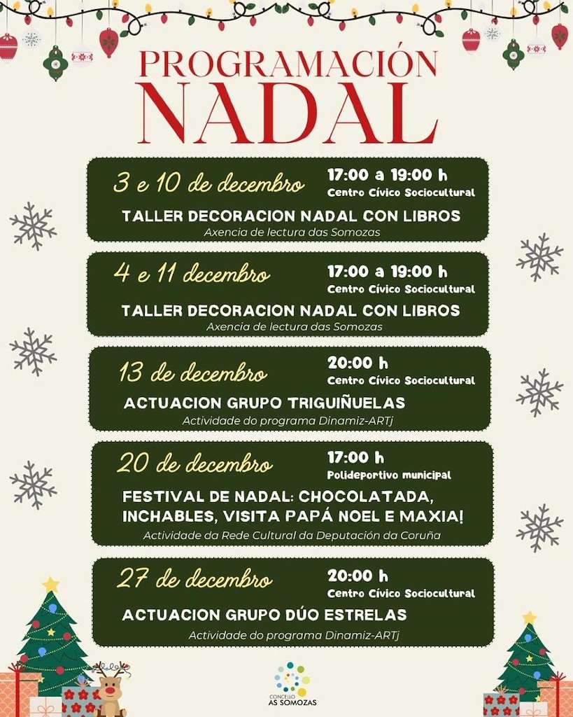 Programa de Nadal (2024) en As Somozas