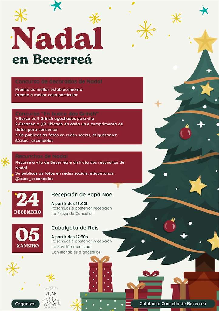 Programa de Nadal - Cabalgata de Reis  (2024-2025) en Becerreá