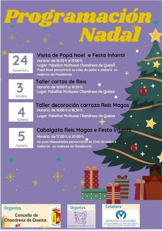 Programa de Nadal - Cabalgata de Reis (2025) en Chandrexa de Queixa