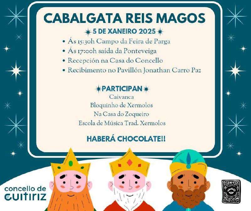 Programa de Nadal - Cabalgata de Reis en Guitiriz