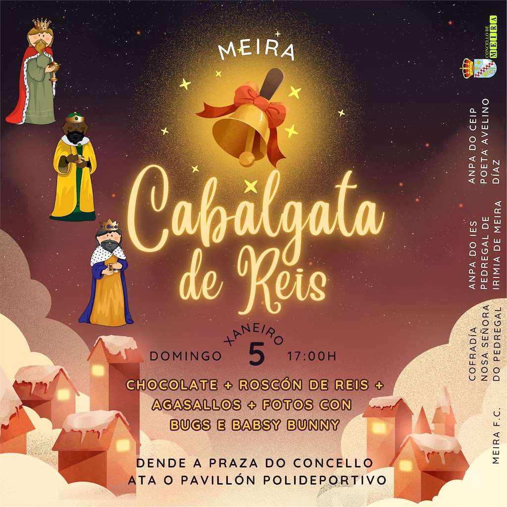 Programa de Nadal - Cabalgata de Reis (2024-2025) en Meira